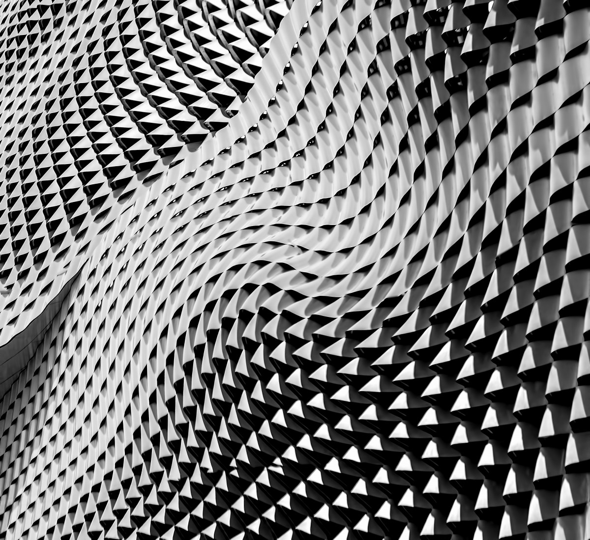 Abstract architecture pattern used as a web design visual